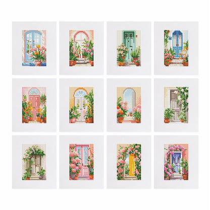 ✨ Mini Diamond Painting Postcard Set