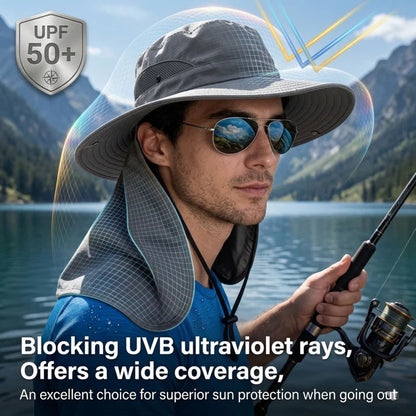 🔥Summer Sale 49% OFF🔥 - 🌞UPF 50+ Sun Protection Hat With Full Face & Neck Coverage
