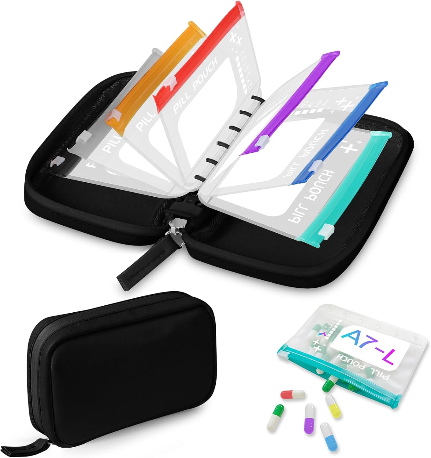 🏆Flash Sale⚡ 50K+ SOLD! Waterproof Pill Pouch Set-14Pcs Bags Inside