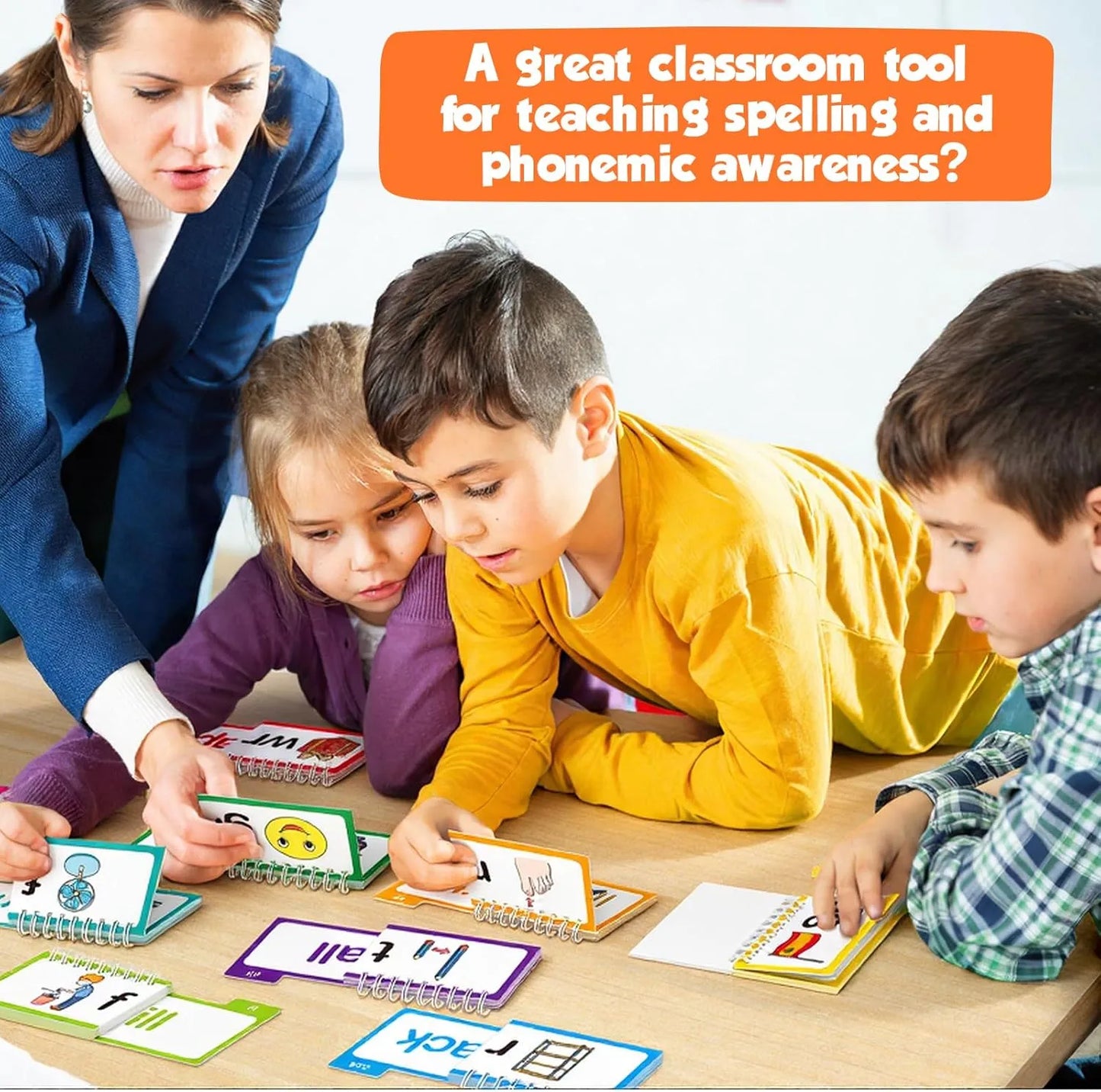 📚 Read & Rhyme Flip-Book Set – 30 Educational Phonics Flip Books for Early Learning
