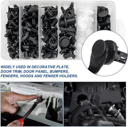 🔥 LAST DAY 49% OFF-100pcs Universal Expansion Screw Clips Set– Suitable For Car Mudguards, Door Panels, C05 C20 C32 B01 D02 A16 automotive parts.
