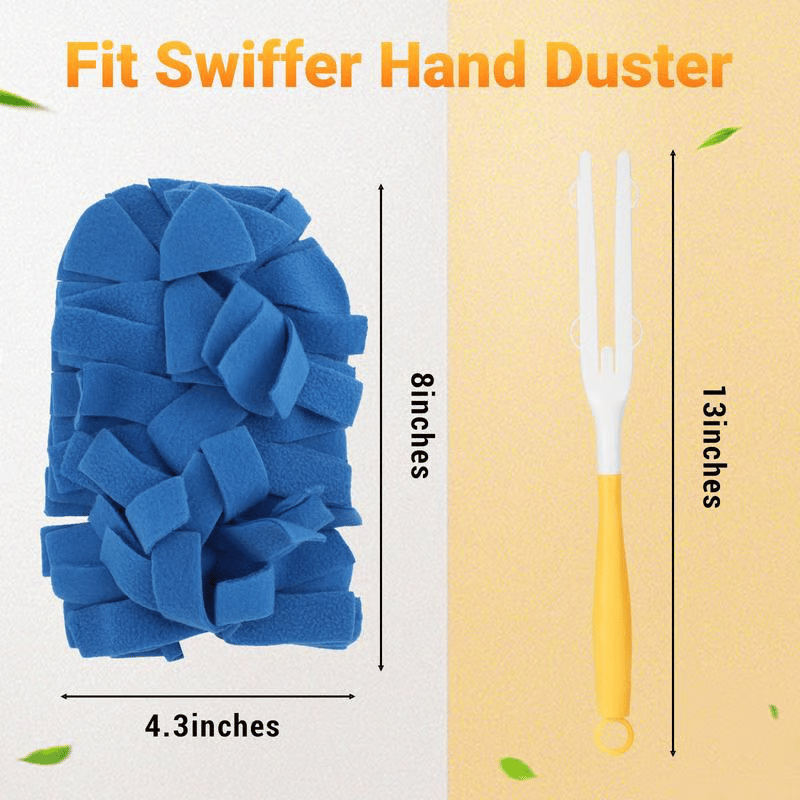 🔥Fit Electrostatic Dust Removal Brush - Refills Multisurface 360° Larger Size Dusters with 6X Microfibers