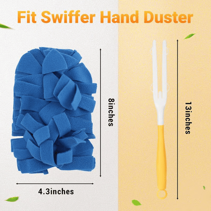 🔥Fit Electrostatic Dust Removal Brush - Refills Multisurface 360° Larger Size Dusters with 6X Microfibers