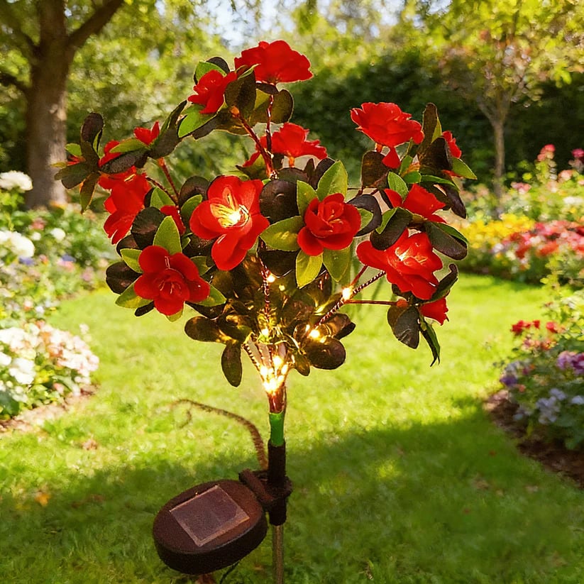 🔥LED Solar Flower Lights Rhododendron
