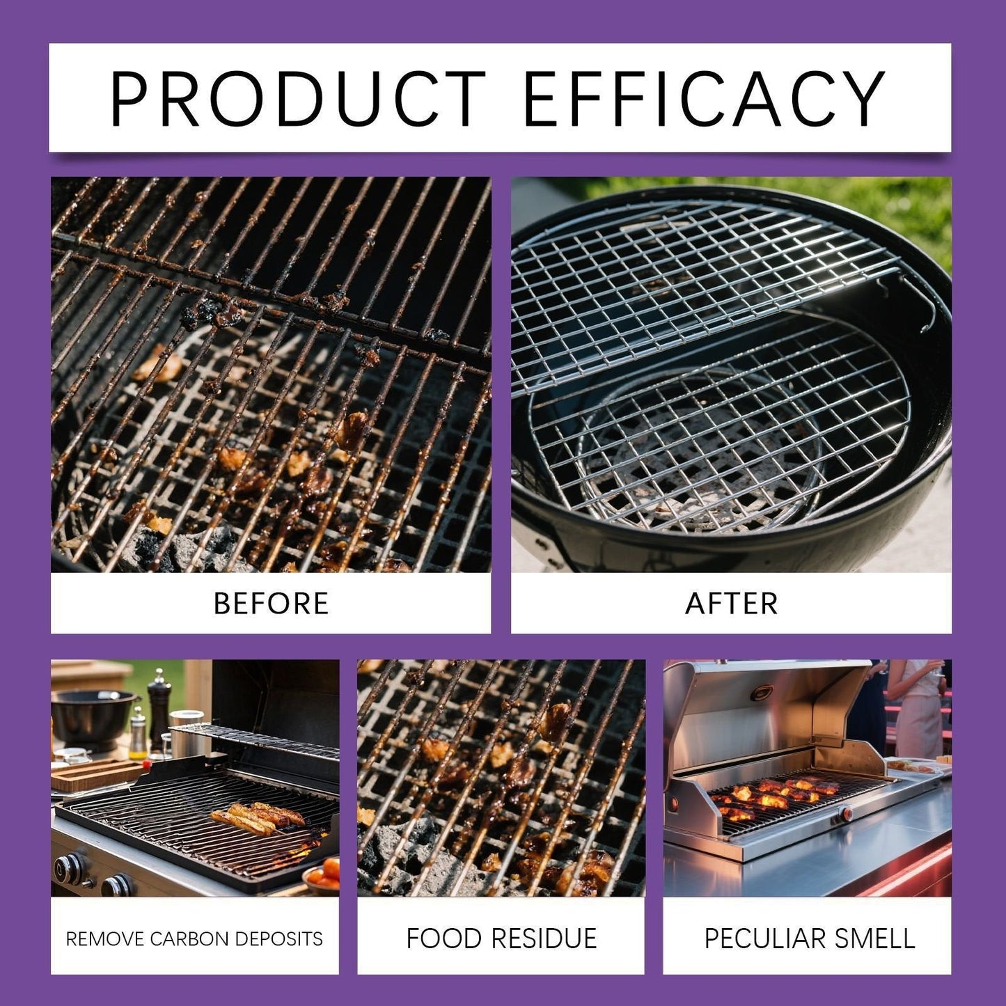 🍖🧼Fast-Acting Heavy-Duty Grill Degreaser Spray✨