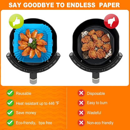 🔥✨Reusable Silicone Air Fryer Liner