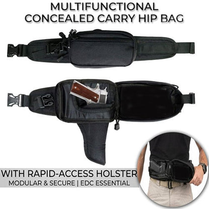 🔥LAST DAY 49% OFF - Multifunctional Concealed Carry Hip Bag with Rapid-Access Holster