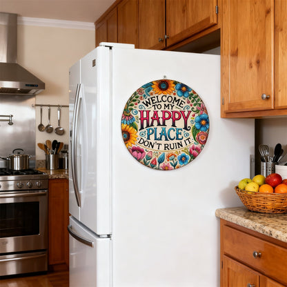 🔥Welcome to My Happy Place – Wall Sign