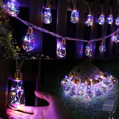 🔥2026 Hot Sale - 🌙 💡Vintage Solar String Lights – Turn Any Space Into a Cozy Dreamy Escape(✨Buy 2 Free Shipping)