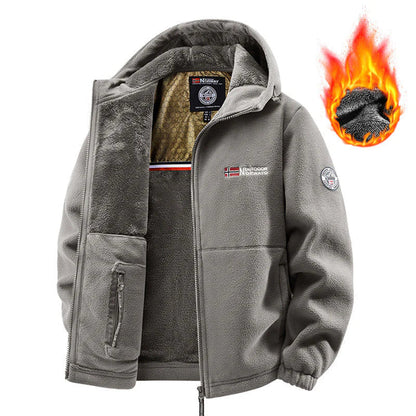 🔥Upgraded Unisex Hooded Casual Graphene Heated Insulated Jacket (with Internal Pockets)