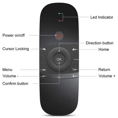W1 Air Mouse Romote Control with Keyboard