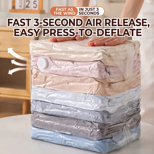 No-Pump Large Vacuum Storage Compression Bags