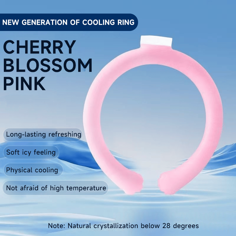 🔥LAST DAY 50% OFF - 🧊Reusable Cooling Neck Ring – Long-Lasting Sweat-Free Relief❄️