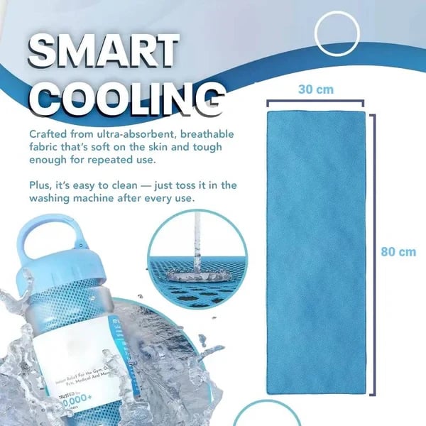 🔥LAST DAY 49% OFF - ❄️Cold Sweat Towel You Can Use Anywhere, Anytime! Reusable Soft Absorbent Cooling Portable