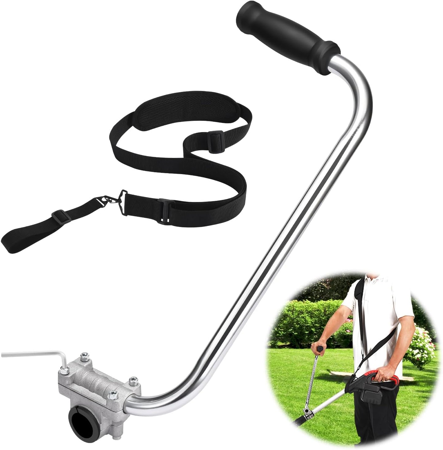 🔥 Best-Seller – Ergonomic String Trimmer Handle Extension for Better Grip & Control