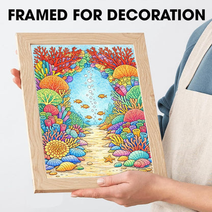 🖍️🎨Adult Coloring Stress Relief Books (Hardcover)