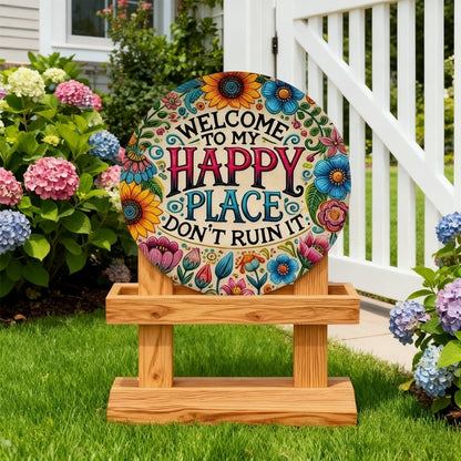 🔥Welcome to My Happy Place – Wall Sign