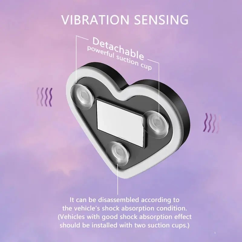 🔥Last Day Promotion 49% OFF🔥 - Solar Powered Wireless LED Heart Shape C-Pillar Neon Light