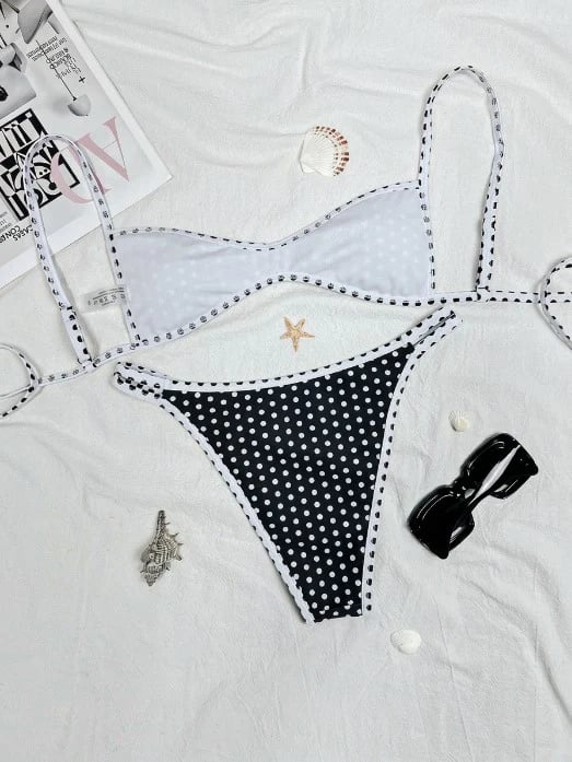 🌊Backless Tie-Up Sexy Two-Piece Bikini Swimsuit
