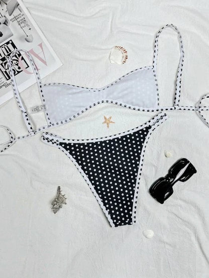 🌊Backless Tie-Up Sexy Two-Piece Bikini Swimsuit