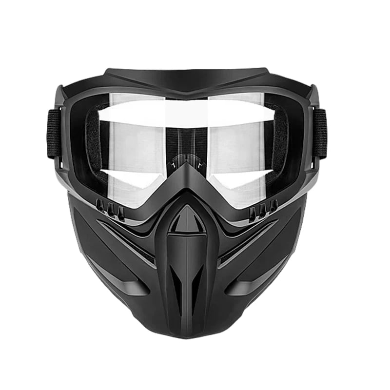 🔥 Detachable Full Face Goggle Mask