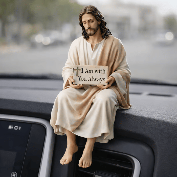 ✨Hand-Painted Jesus Figurine✝️“Fear Not, for I Am with You”