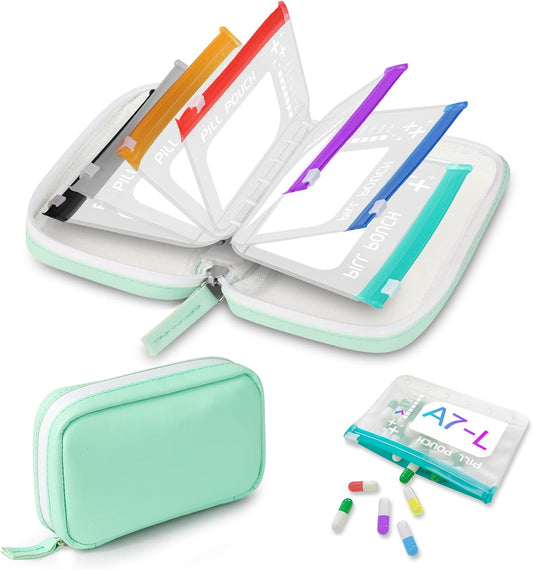 🏆Flash Sale⚡ 50K+ SOLD! Waterproof Pill Pouch Set-14Pcs Bags Inside
