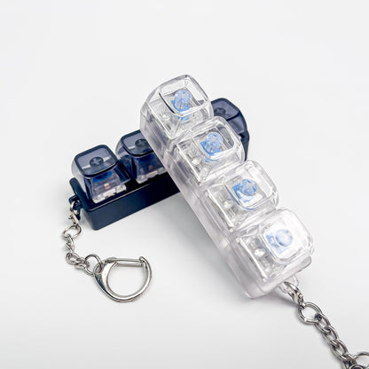 StressLess Click Keyboard Keychain