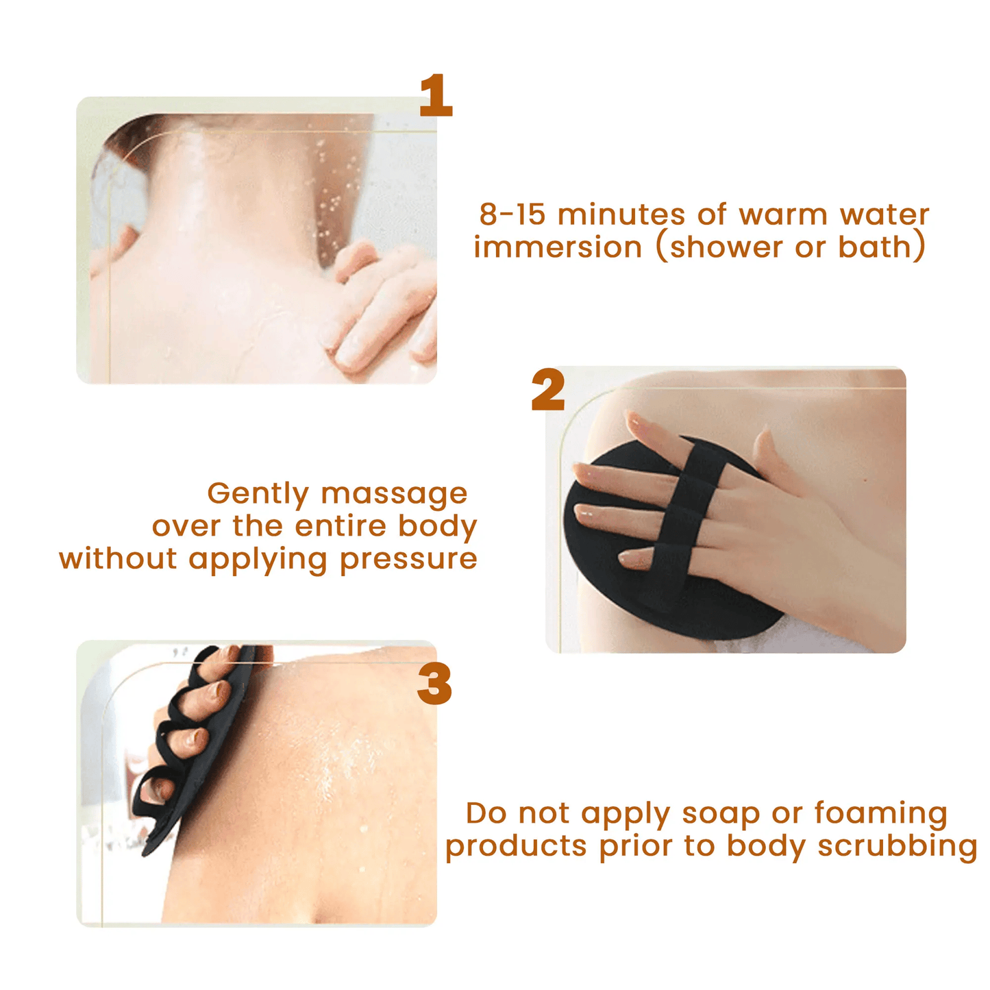 4-in-1 Exfoliating Scrubber Set | Reveal Silky Smooth Skin In Every Shower(4PCS)
