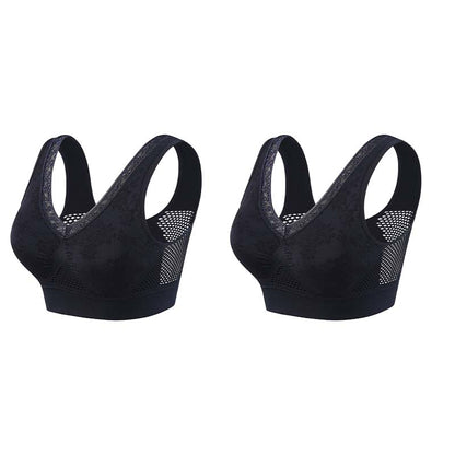 🏆 Last Day Special Price ! 💐 Buy One Get One Free 🎁 🌸 Pure Cotton Buttonless Comfy Lifting Bra