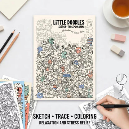 ⏰Creative Doodle Art Coloring Book