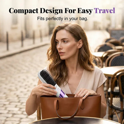 🔥Limited-time offer- 49% OFF🔥Cordless Ceramic Hair Straightener Brush
