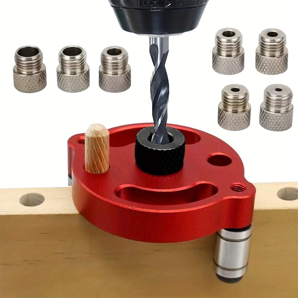 🛠️Self-Centering Doweling Jig – Precision Drill Guide for Flawless Woodworking Joints