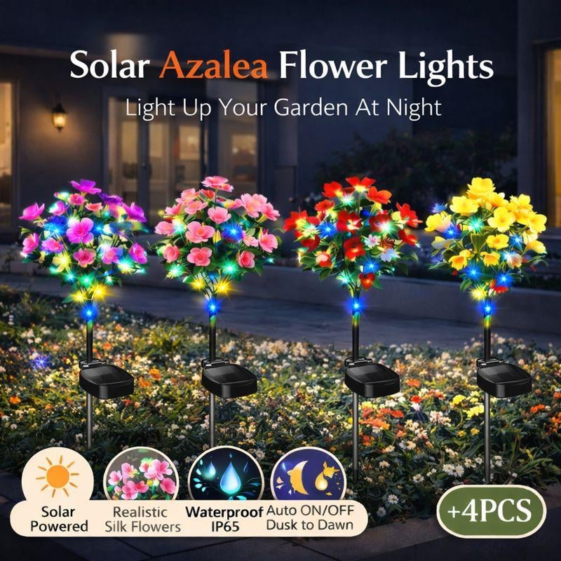 🔥LED Solar Flower Lights Rhododendron