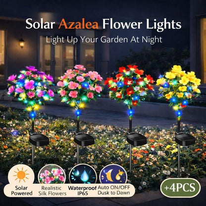 🔥LED Solar Flower Lights Rhododendron