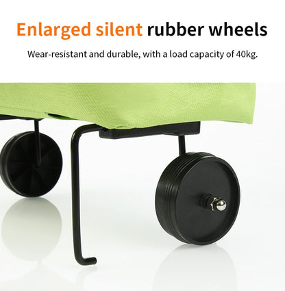 🛍️✨ Convertible shopping tote – hides wheels, holds 20kg, expands with zipper!