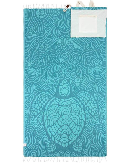 🏖️ 2-in-1 Convertible Towel & Backpack with Inner Zip Pocket & Sand-Repelling Fabric