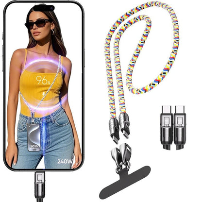 240W USB-C Lanyard Charging Cable