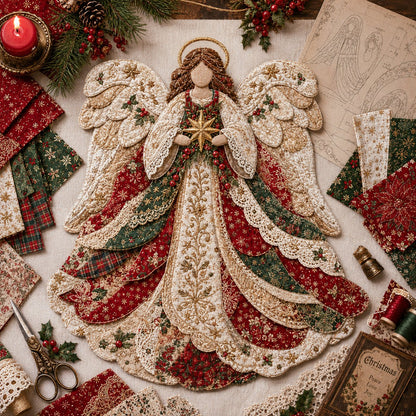 🎅Christmas Patchwork Fabric DIY Decor Kit
