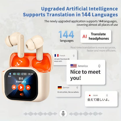 🎧Wireless Bluetooth Translation Earphone With LED display screen(Fit iOS & Android)