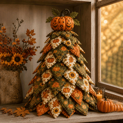 🔥LAST DAY 50% OFF - 🎃 DIY Halloween Quilted Fabric Tree Kit – Easy Layered Fabric Holiday Décor for Quilting Lovers(📦Buy 2 Free Shipping)