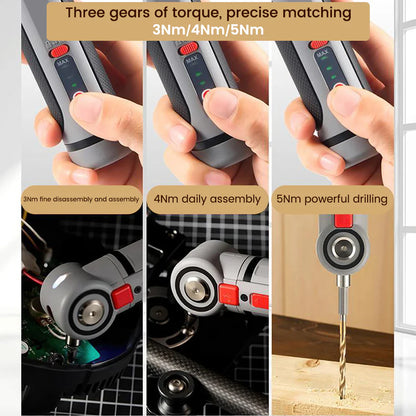 Mini Cordless Electric Screwdriver Kit – Power Up Anywhere