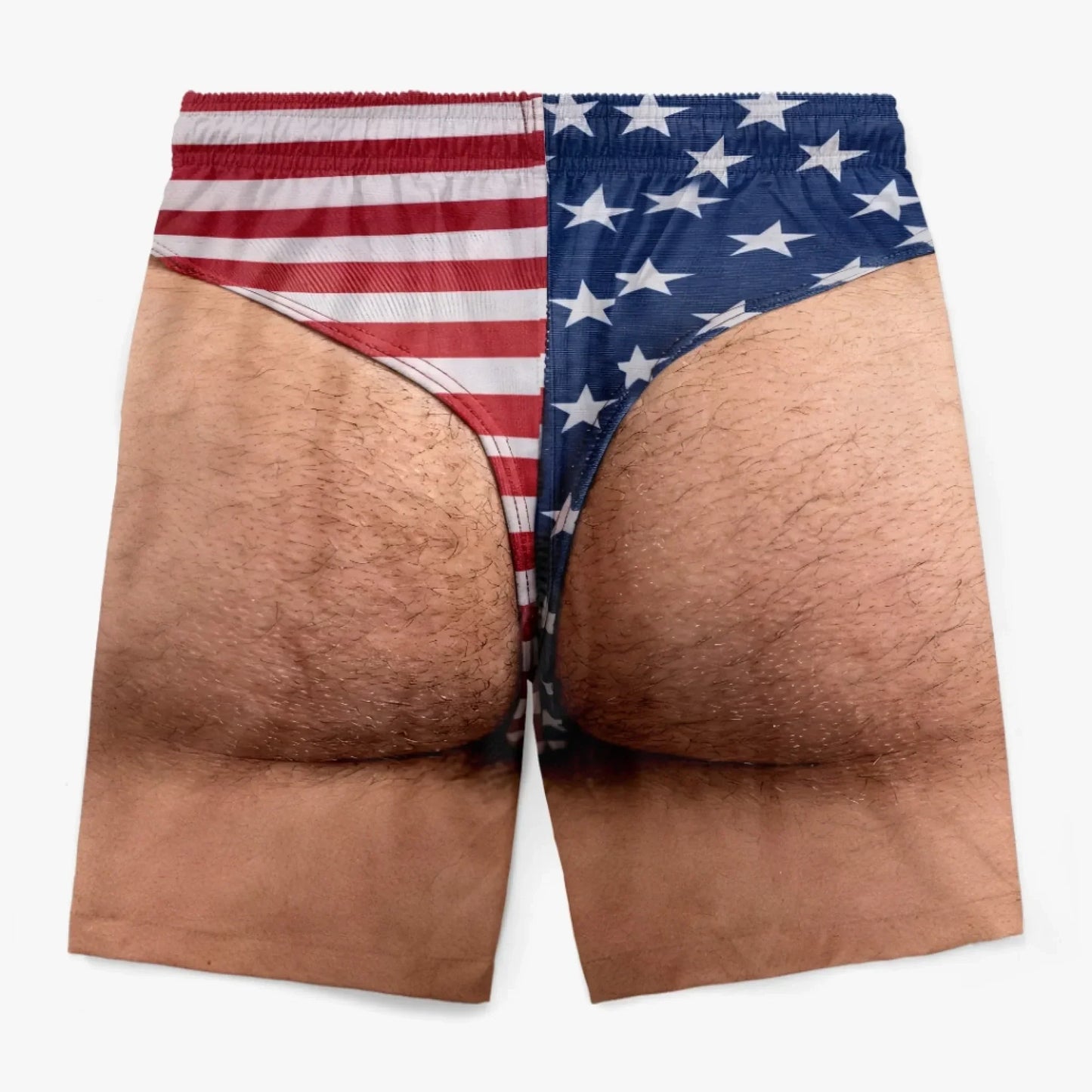 Custom Funny Patriotic Men Swim Trunks - Personalized Summer Vacation And Travel Gifts For Men - Freedom And Chill