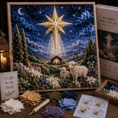 ✝️3D Christian Fabric Poke Art Kit
