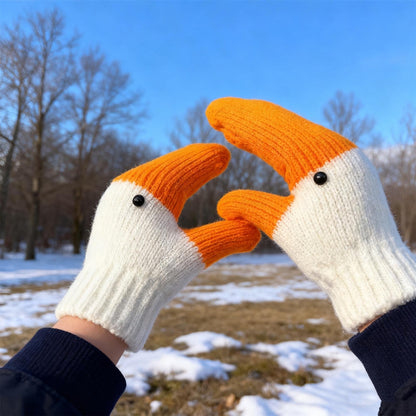 Holiday Mega Sale🔥The "Silly Goose" Knitted Thermal Handcrafted Mittens