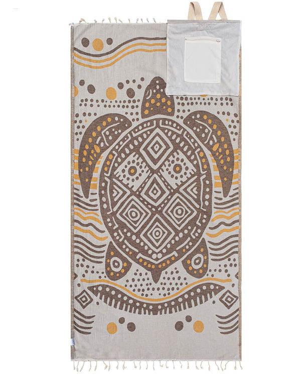 🏖️ 2-in-1 Convertible Towel & Backpack with Inner Zip Pocket & Sand-Repelling Fabric