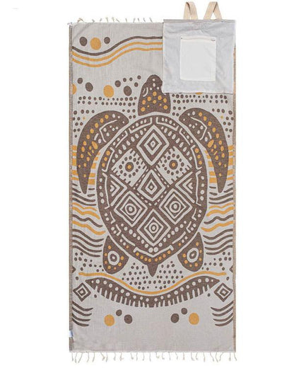 🏖️ 2-in-1 Convertible Towel & Backpack with Inner Zip Pocket & Sand-Repelling Fabric