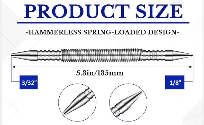 Hammerless Nail Set Punch