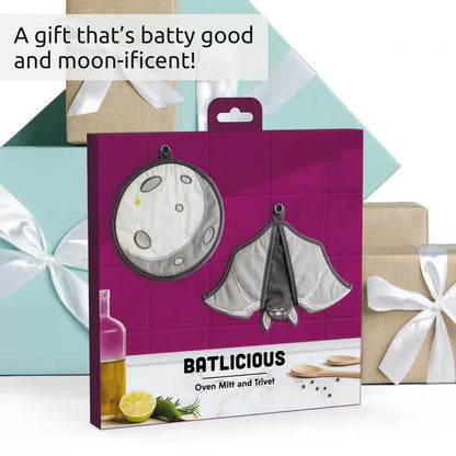 🦇Batlicious Oven Mitts & Pot Holders Set