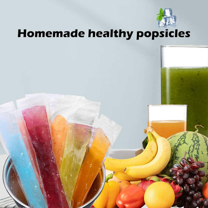 🔥Summer Promotion 49% OFF - 100PCS DIY Disposable IcePop Bags with Funnel